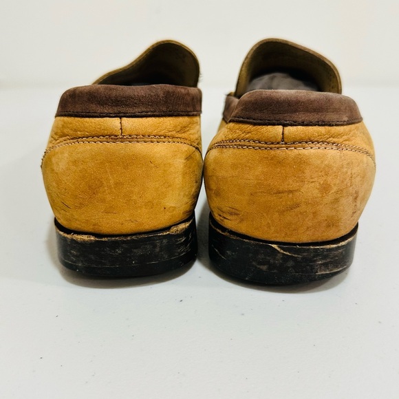 Brass Boot Brown Leather Loafers Dress Shoes‎ Size 9,5 M main image 4